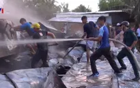 Kiên Giang: Cháy bãi tập kết vật tư, thiệt hại gần 1 tỷ đồng