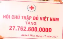 Hội Chữ thập đỏ Việt Nam hỗ trợ 30 tỷ đồng khắc phục lũ lụt