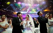 4.000 cặp uyên ương từ 64 quốc gia làm đám cưới tập thể ở Hàn Quốc