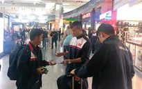 ĐT Việt Nam đã tới Istanbul, nghỉ ngơi chờ nối chuyến về Hà Nội