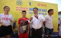 300 cầu thủ trẻ tranh suất dự giải bóng đá lần đầu tiên diễn ra trên phố đi bộ Hà Nội
