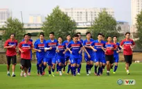 ĐT Việt Nam tập làm quen sân trước trận gặp ĐT Đài Bắc Trung Hoa