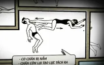 Tư vấn bơi và phòng chống đuối nước: Cách đối phó khi bị nạn nhân ghì chặt (Số 6)