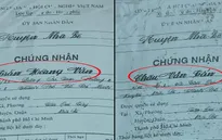 Khó xử lý nạn giấy tờ giả