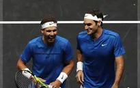Federer và Nadal giành chiến thắng trong lần đầu đánh đôi cùng nhau