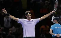Federer toàn thắng 3 trận vòng bảng ATP Finals 2017