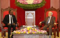 Tổng Bí thư Nguyễn Phú Trọng tiếp Chủ tịch Thượng viện Cộng hòa Haiti