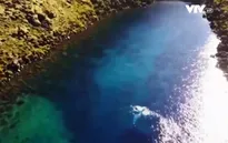 Độc đáo hồ lặn trên miệng núi lửa tại Iceland