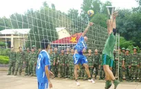 Bóng chuyền, môn thể thao yêu thích trong quân đội