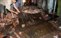 Cháy lớn trong đêm, 1 ngôi nhà bị thiêu rụi