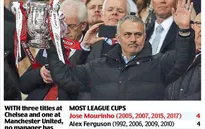 Giúp Man Utd vô địch, HLV Mourinho đi vào lịch sử League Cup