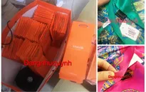Khăn lụa gắn mác hai nơi sản xuất