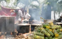 Nồi bánh Tét mang đậm nghĩa tình quân - dân lan tỏa miền Tây