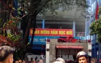 Cháy trường học, hàng trăm học sinh phải di tản ra ngoài