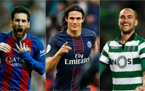 Messi và Cavani dẫn đầu tốp ghi bàn châu Âu