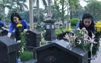 Đoàn thanh niên Đài THVN tri ân công lao các anh hùng liệt sỹ
