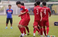 VIDEO: U22 Việt Nam tích cực tập luyện trước trận gặp U22 Philippines