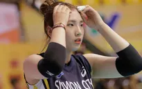 "Mỹ nhân đại chiến" trong trận đấu giữa ĐH Thể thao Bắc Kinh (Trung Quốc) và Suwon (Hàn Quốc)
