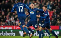 Vòng 22 giải Ngoại hạng Anh: Rooney phá kỷ lục, M.U gỡ hòa phút bù giờ