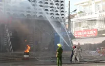 Cần Thơ diễn tập chữa cháy trung tâm thương mại