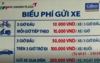 TP.HCM: Giá trông giữ xe “phớt lờ” quy định