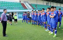 Lãnh đạo VFF thăm và động viên ĐT U23 Việt Nam
