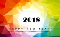 Bộ ảnh đẹp "Chúc mừng năm mới 2018" trên mạng xã hội