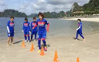 Đội tuyển nữ Quốc gia miệt mài rèn thể lực tại Cẩm Phả, Quảng Ninh