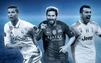 ĐHTB Champions League 2016/17: Không thể thiếu Ronaldo, Messi, Buffon