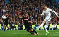 Lượt đi vòng 1/8 Champions League: Real Madrid thắng nhàn Napoli