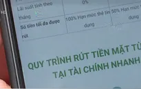 “Nở rộ” hình thức rút tiền mặt từ thẻ tín dụng