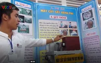 Học sinh sáng chế máy cắt, sấy hành phi tự động