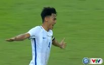 VIDEO SEA Games 29: Thắng U22 Lào, U22 Malaysia giành ngôi nhất bảng A
