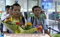 Đoàn thể thao người khuyết tật Việt Nam về nước sau thành công tại ASEAN Para Games 9