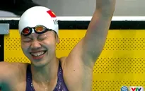 VIDEO SEA Games 29: Chiến thắng nội dung 50m ngửa, Ánh Viên lập cú đúp Vàng chỉ trong 15 phút