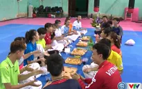 Buổi tập đặc biệt của các nữ võ sĩ Taekwondo