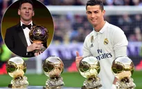 01h45 ngày 08/12, trao giải QBV 2017: Chờ Ronaldo cân bằng thành tích của Messi