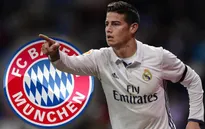 Chuyển nhượng bóng đá quốc tế ngày 11/7/2017: James Rodriguez đầu quân cho Bayern Munich