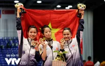 SEA Games 29: 3 cô gái xinh đẹp "mở hàng" HCV cho Taekwondo Việt Nam