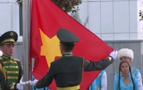 Lễ thượng cờ của Đoàn thể thao Việt Nam tham dự Đại hội thể thao trong nhà và võ thuật châu Á 2017