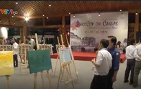 Vẽ tranh ủng hộ đồng bào vùng lũ