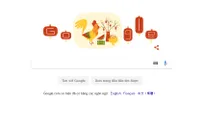 Google “thay áo” chào năm mới Đinh Dậu 2017