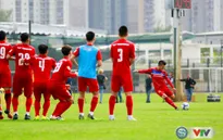 ẢNH: ĐT Việt Nam tích cực luyện tập chờ ngày tái đấu ĐT Afghanistan