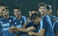 ĐT U20 Argentina tập buổi đầu tiên tại Hà Nội