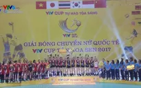 Các giải thưởng cá nhân và tập thể tại giải bóng chuyền nữ Quốc tế VTV Cup Tôn Hoa Sen 2017
