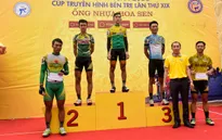 Chặng 8 Giải xe đạp toàn quốc cúp truyền hình Bến Tre 2017: Nguyễn Minh Luận về nhất chặng