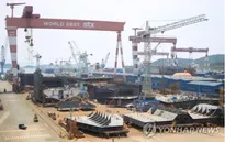 Nổ tại nhà máy đóng tàu Hàn Quốc, 4 người thiêt mạng