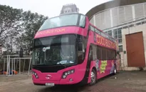 Chiêm ngưỡng những hình ảnh xe bus 2 tầng chở U23 Việt Nam