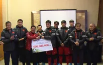 Đài Truyền hình Việt Nam trao thưởng cho ĐT U23 Việt Nam