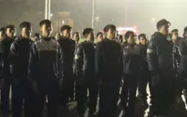 Các cầu thủ U23 Việt Nam làm lễ Chào cờ và Báo công trước Lăng Chủ tịch Hồ Chí Minh